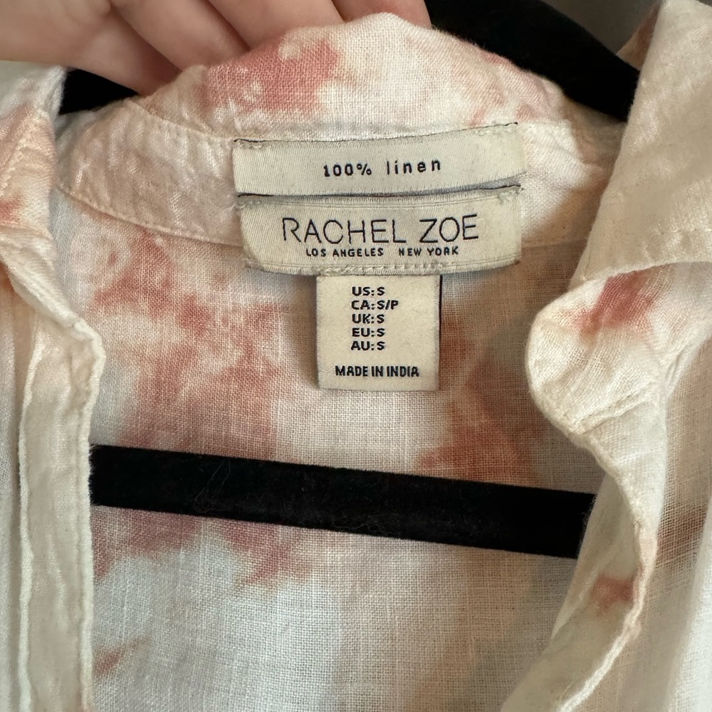 Tiedye Button Down Shirt w/ Cuffs - Picture 3 of 3